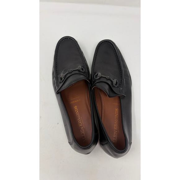 Allen Edmonds Verona ll black leather horsebit Italian leather loafer 11 main image 8